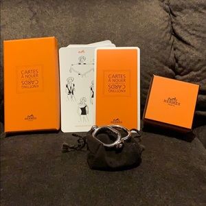 Hermès Scarf Ring With Knotting Cards